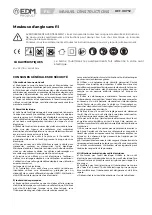 Предварительный просмотр 28 страницы EDM Product 08752 Instruction Manual