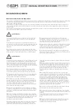 Предварительный просмотр 6 страницы EDM 08708 Instruction Manual