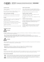 Предварительный просмотр 22 страницы EDM 08708 Instruction Manual