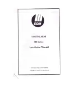 Предварительный просмотр 1 страницы EDM DIGITALARM 908C Installation Manual