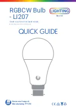 Предварительный просмотр 1 страницы EDM LI207 Quick Manual