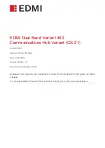 Предварительный просмотр 1 страницы EDMI Variant 450 User Manual