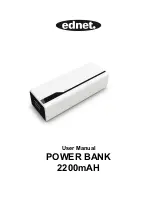 Preview for 1 page of Ednet Power bank User Manual