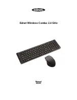 Ednet Wireless Combo 2.4 GHz Manual preview