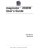 Предварительный просмотр 1 страницы EDNord magicolor 2500W User Manual