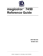 EDNord magicolor 7450 Reference Manual preview