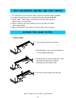 Preview for 22 page of EDNord RSS-1050 Owner'S Manual