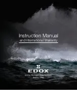Edox 01110 3 AIN Instruction Manual preview