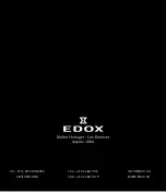 Preview for 26 page of Edox 01110 3 AIN Instruction Manual