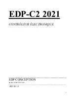 Предварительный просмотр 1 страницы EDP EDP-C2 2021 Manual