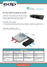 Preview for 1 page of EDP GEIST COOL SwitchAir 83-SA2-003 Installation Manual