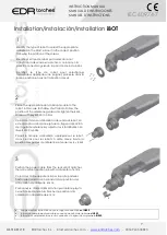 Preview for 8 page of EDR torches BOT Series Instruction Manual