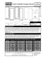 Preview for 1 page of Edsal 7000 Assembly Instructions