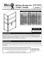 Preview for 1 page of Edsal Muscle Rack UR185-DW Quick Start Manual