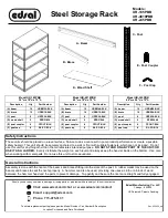 Edsal UR-185PBB Assembly Instructions предпросмотр