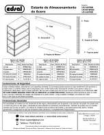 Preview for 3 page of Edsal UR-185PBB Assembly Instructions