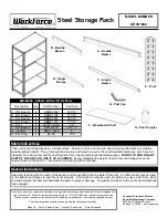 Edsal WorkForce UR361860 Quick Start Manual предпросмотр