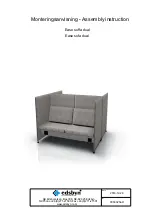 Предварительный просмотр 1 страницы Edsbyn Ease sofa dual Assembly Instruction