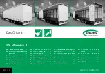 Edscha Trailer Systems CS-UltraLine II Quick Manual preview