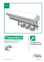 Edscha Trailer Systems TipperRoof Assembly Instructions Manual preview