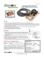 Edson 165AL-30 Operations & Parts Manual preview