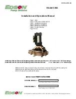 Edson 220A Series Operation Manual preview