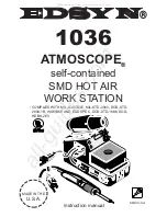 Edsyn 1036 atmoscope Instruction Manual предпросмотр