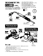 Edsyn CL1080 LONER Manual preview