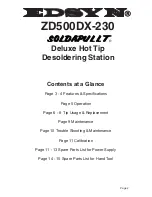 Предварительный просмотр 2 страницы Edsyn Soldapullt ZD500DX Instruction Manual