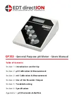 Предварительный просмотр 1 страницы EDT directION GP353 User Manual