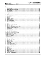 Preview for 2 page of EDT Eurodima Braxx typhoon SB201 User Manual