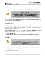 Preview for 5 page of EDT Eurodima Braxx typhoon SB201 User Manual