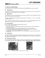 Предварительный просмотр 21 страницы EDT Eurodima Braxx typhoon SB201 User Manual