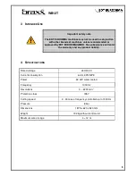 Preview for 5 page of EDT Eurodima Braxx WB12T User Manual