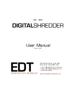EDT Digital Shredder DS-200 User Manual preview