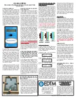 Preview for 3 page of EDTM GLASS-CHEK+ GC2001 Manual