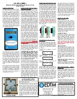 Preview for 7 page of EDTM GLASS-CHEK+ GC2001 Manual