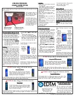 EDTM SG2700 Manual preview