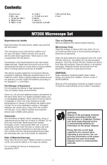 Preview for 2 page of Edu Science M720X Manual