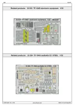 Предварительный просмотр 8 страницы Eduard 32 931 Manual