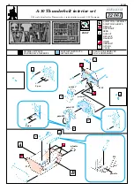 Eduard A-10 Thunderbolt interior set Quick Start Manual предпросмотр