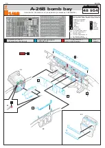 Предварительный просмотр 1 страницы Eduard A-26B bomb bay Manual