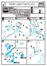 Eduard B-24D cockpit interior S.A. Manual предпросмотр