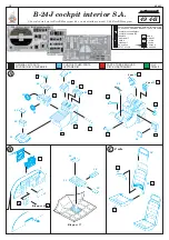 Предварительный просмотр 1 страницы Eduard B-24J cockpit interior S.A. Manual