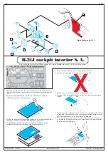 Предварительный просмотр 3 страницы Eduard B-24J cockpit interior S.A. Manual