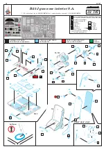 Eduard B-25J gun nose interior S.A. Manual preview