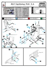 Предварительный просмотр 1 страницы Eduard BAC Lightning F.2A S.A. Quick Start Manual