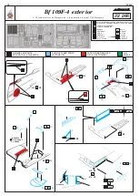 Предварительный просмотр 6 страницы Eduard Bf 109F-4 1/32 Assembly Manual