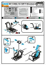 Eduard Bf 109G-10 MTT Weekend Manual предпросмотр