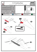 Предварительный просмотр 1 страницы Eduard C-47 landing flaps Manual